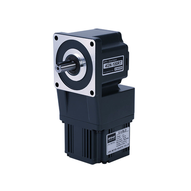 90W BLDC SCHWANZLOSER 2GN 3GN 4GN 5GU 6GU des GANG-MOTOR12v 24V 1800RPM 3000RPM PARALLELER RECHTWINKLIGER GETRIEBEMOTOR DCS WURM-GPG