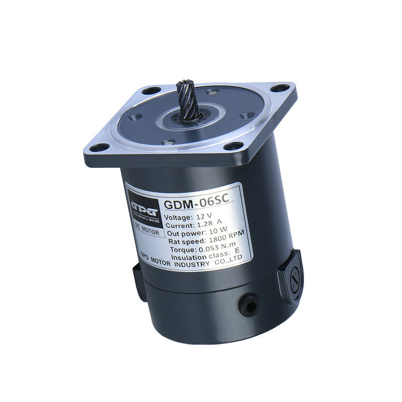 QUADRAT-FLANSCH-ELEKTRISCHES DC DC-20W MOTOR60mm 12V 24V FÄHRT WELLEN-SCHLÜSSEL-WELLEN-BÜRSTEN-DC-MOTOR der RUNDEN-1800 3200RPM